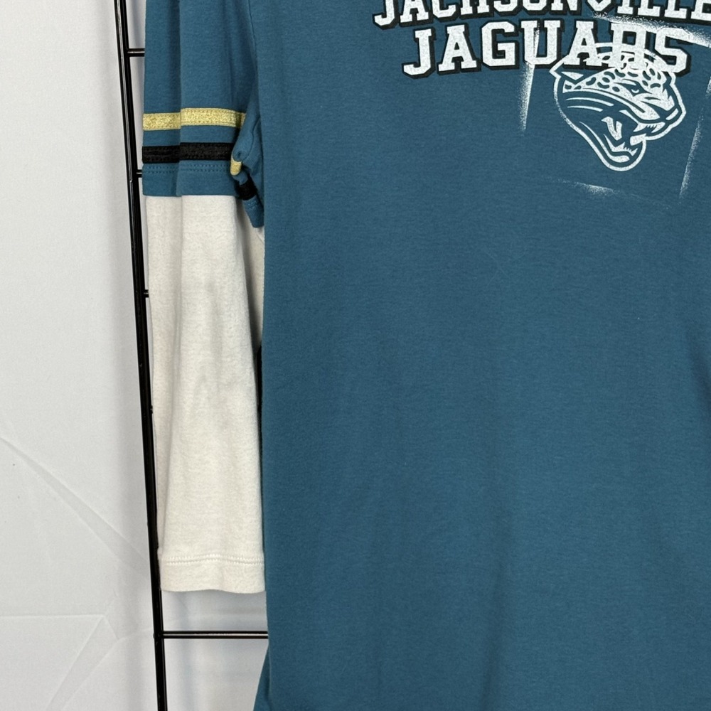 Gameday Couture Jacksonville Jaguars Long Sleeve T-Shirt Womens XL Teal Layered‎ - Picture 3 of 11